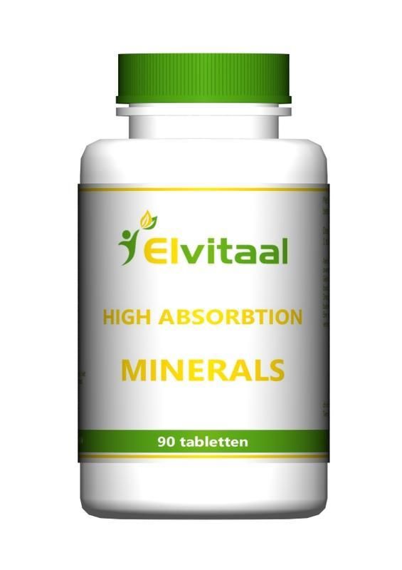 High Absorption Minerals 90 tabletten - Elvitaal