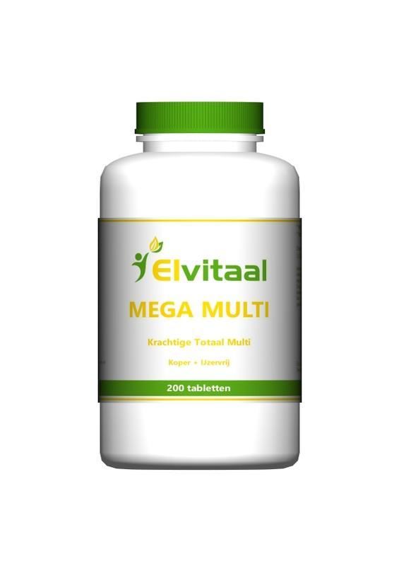 Mega multi 200tabletten - Elvitaal