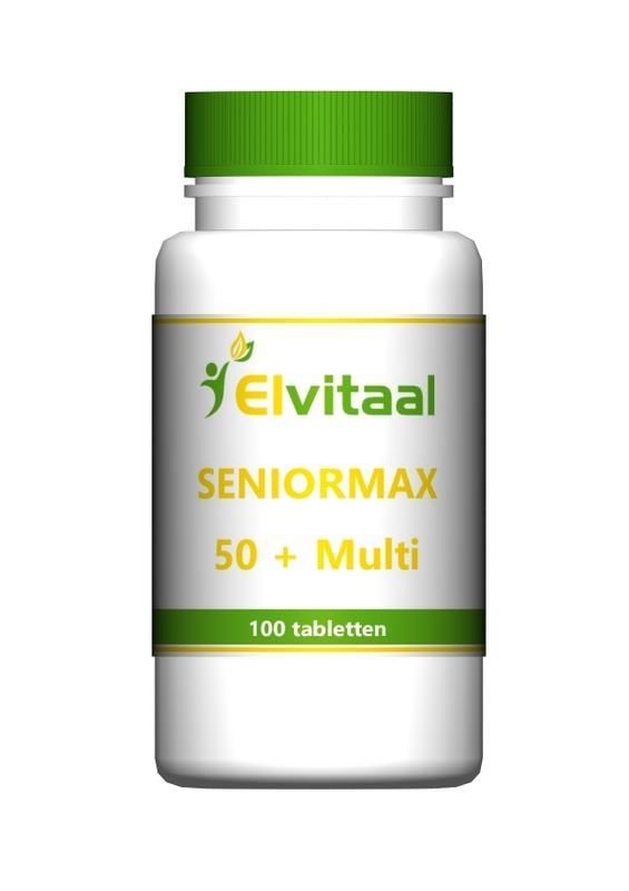 Seniormax 50+ multi 100tabletten - Elvitaal