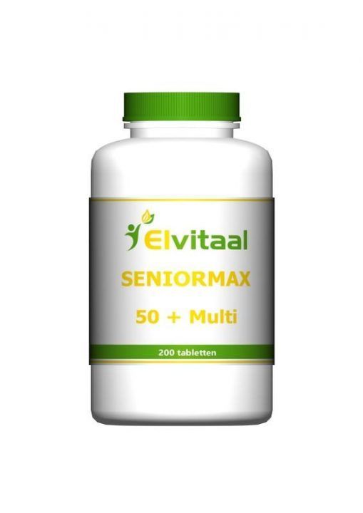 Seniormax 50+ Multi 200tabletten - Elvitaal