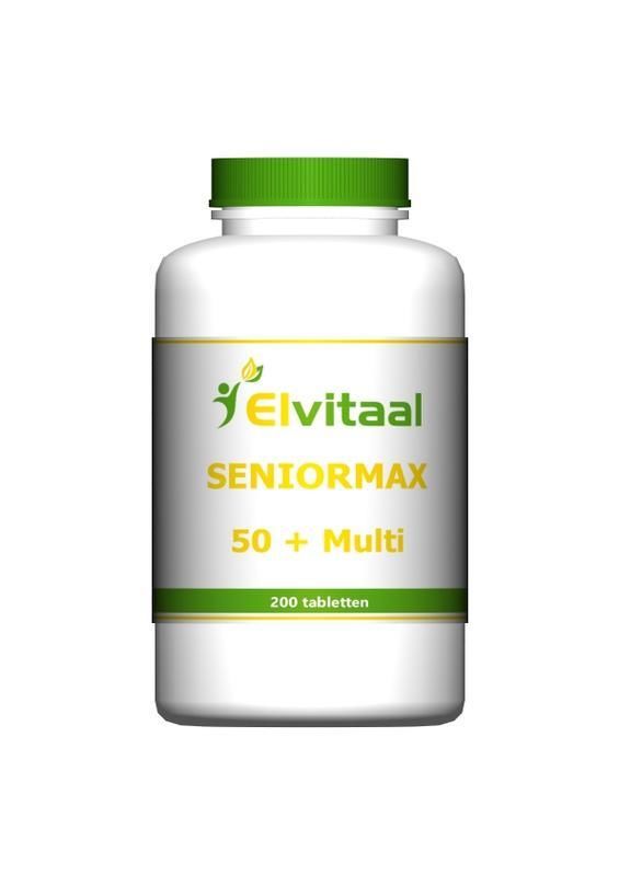 Seniormax 50+ Multi 200tabletten - Elvitaal