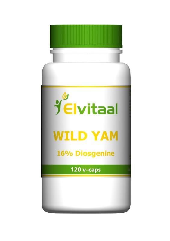 Wild Yam 100 mg 16% diosgenine 120 vcaps - Elvitaal