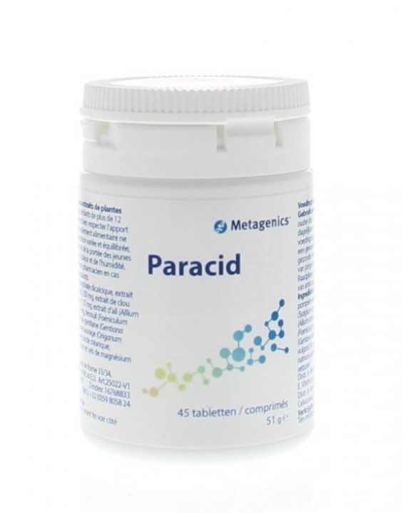 Paracid 45 capsules - Metagenics