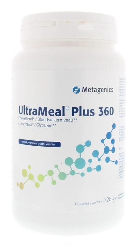 Ultra meal plus 360 vanille 728 gram - Metagenics