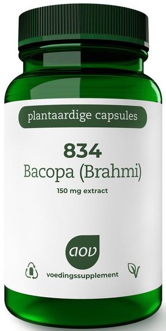 834 Bacopa (Brahmi) 150 mg 60 capsules - AOV