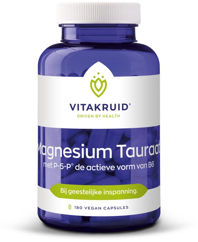 Magnesium Tauraat met P-5-P 180 capsules - Vitakruid