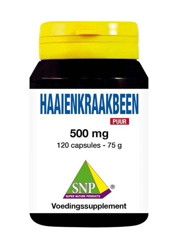Haaienkraakbeen 500mg puur 120capsules - SNP