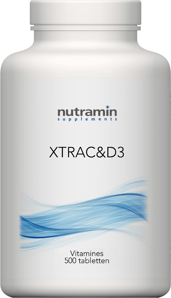 Xtra C en D3 Vitamines 500 tabletten Nutramin