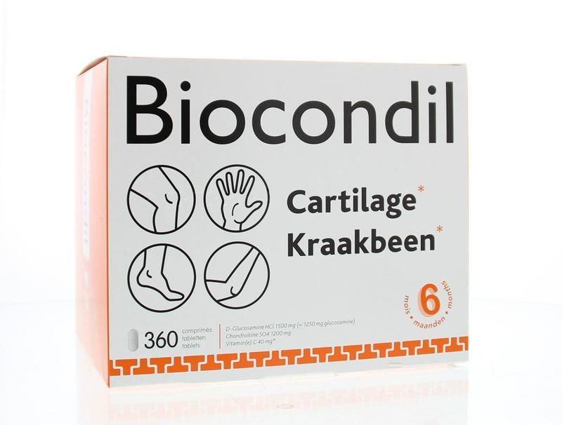 Biocondil chondroitine/Glucosamine + Vit C, 360tabs -Trenker