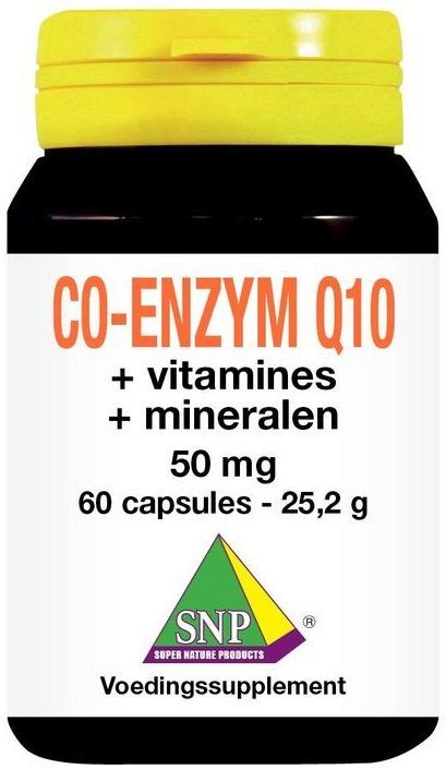 Co-Enzym Q10 met Vitamines en Mineralen 50 mg 60 capsules SNP