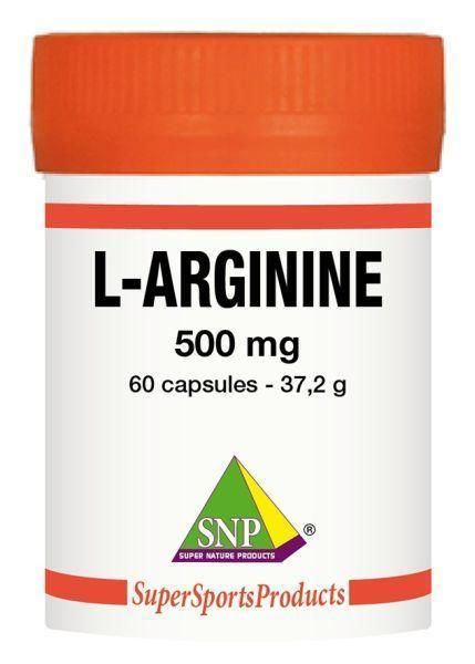 L-Arginine 500 mg 60 capsules SNP