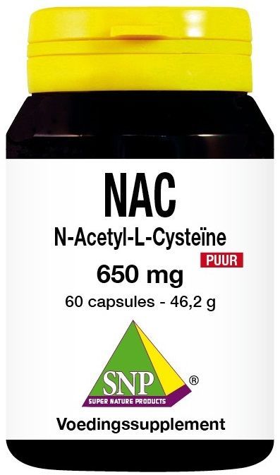 N-Acetyl-L-Cysteïne 650 mg 60 capsules SNP