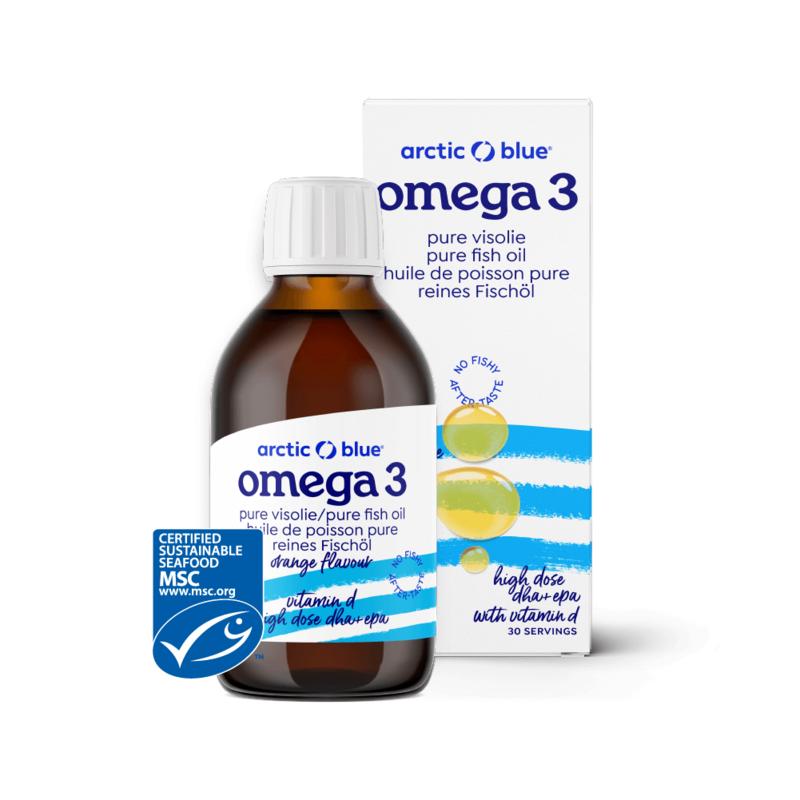 Omega 3 Pure Arctische Visolie MSC 150 ml - Arctic Blue