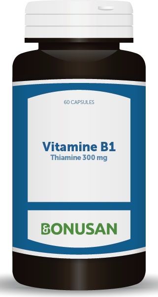 Vitamine B1 Thiamine 300 mg 60 capsules Bonusan
