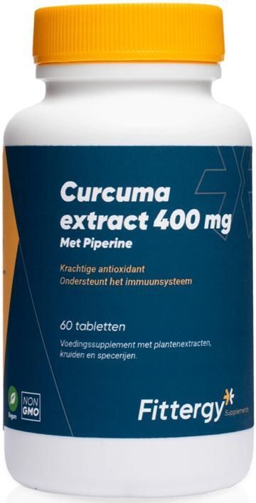 Curcuma extract 400 mg 60 tabletten Fittergy