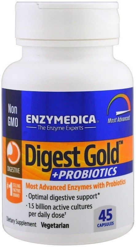 Digest Gold met Probiotics 45 capsules - Enzymedica