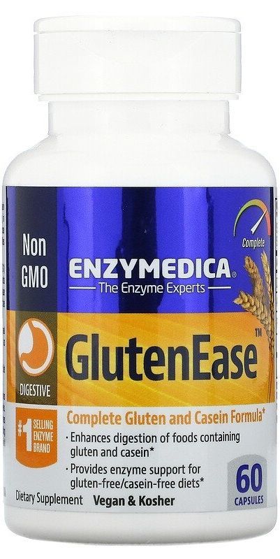 GlutenEase 60 capsules - Enzymedica
