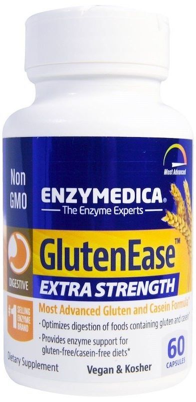 GlutenEase Extra Strength 60 capsules - Enzymedica