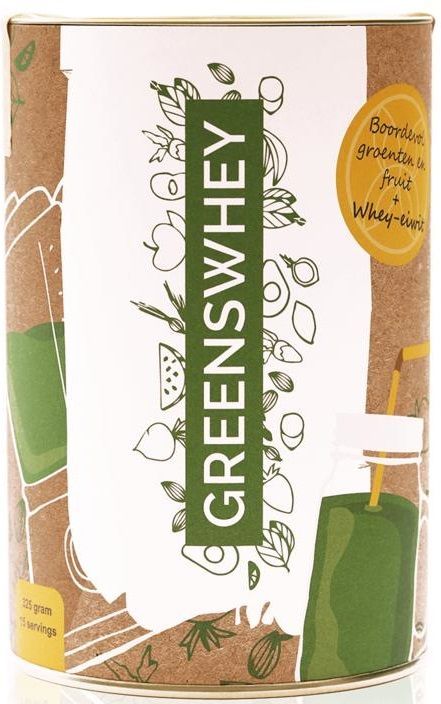 Greens met Whey Eiwit 325 gram Fittergy