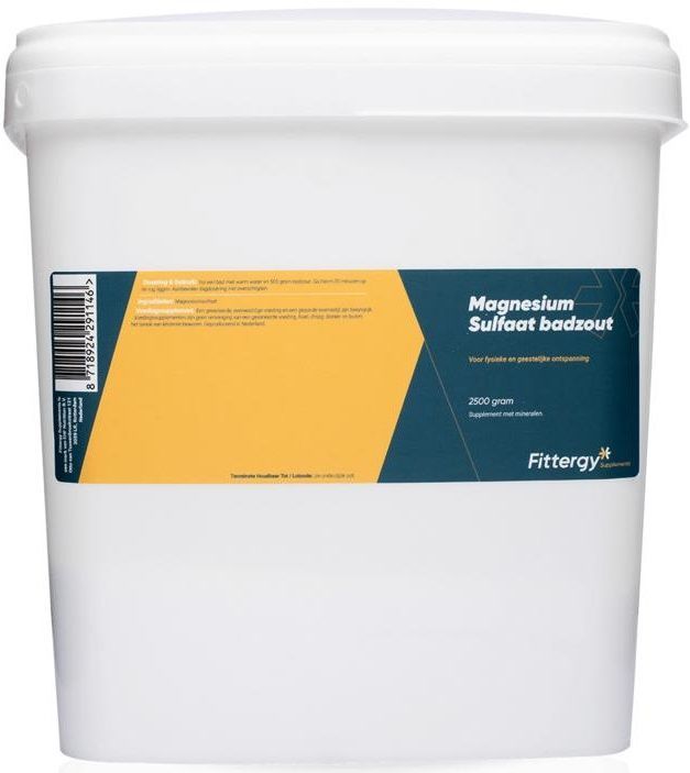 Magnesium Sulfaat Badzout 2500 gram Fittergy
