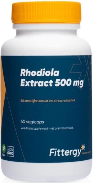 Rhodiola Extract 500 mg 60 capsules Fittergy
