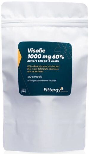 Visolie 1000 mg 60 procent 180 softgels Pouch Fittergy