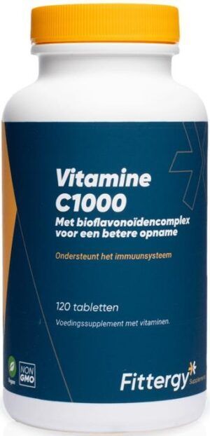 Vitamine C 1000 met Bioflavonoidencomplex 120 tabletten Fittergy