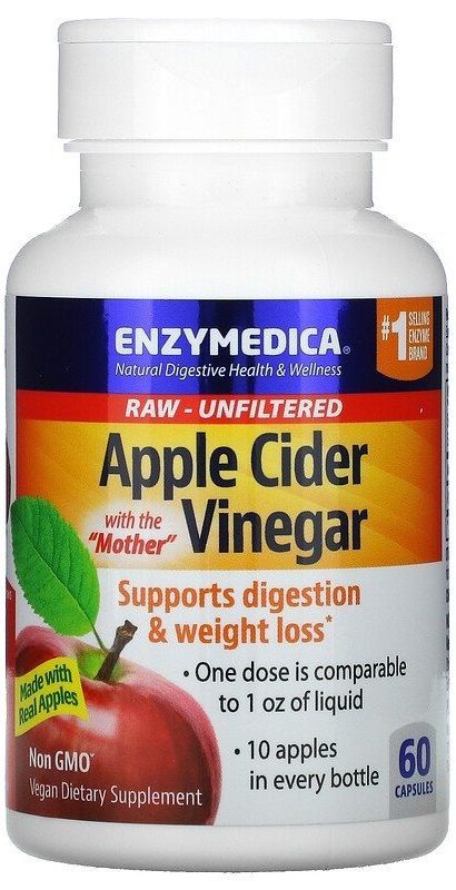 Apple Cider Vinegar 60 capsules - Enzymedica