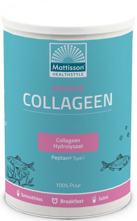 Marine Collageen Hydrolysaat Puur 300 gram - Mattisson