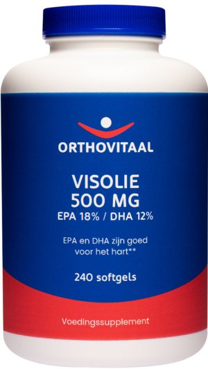 Visolie 500 mg EPA 18% / DHA 12% 240 softgels - Orthovitaal