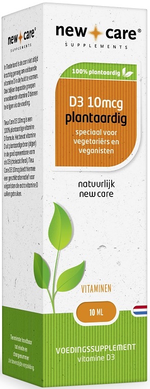 D3 10 mcg plantaardig 10 ml - New Care