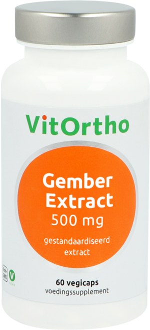 Gember Extract 500 mg 60 capsules - VitOrtho