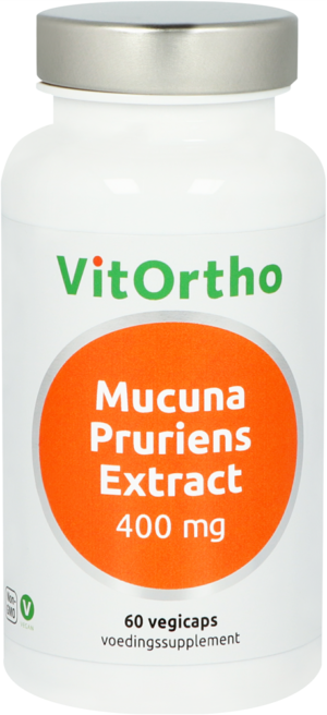 Mucuna Pruriens Extract 400 mg 60 capsules - VitOrtho