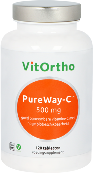 Vitamine C PureWay-C 500 mg 120 tabletten - VitOrtho