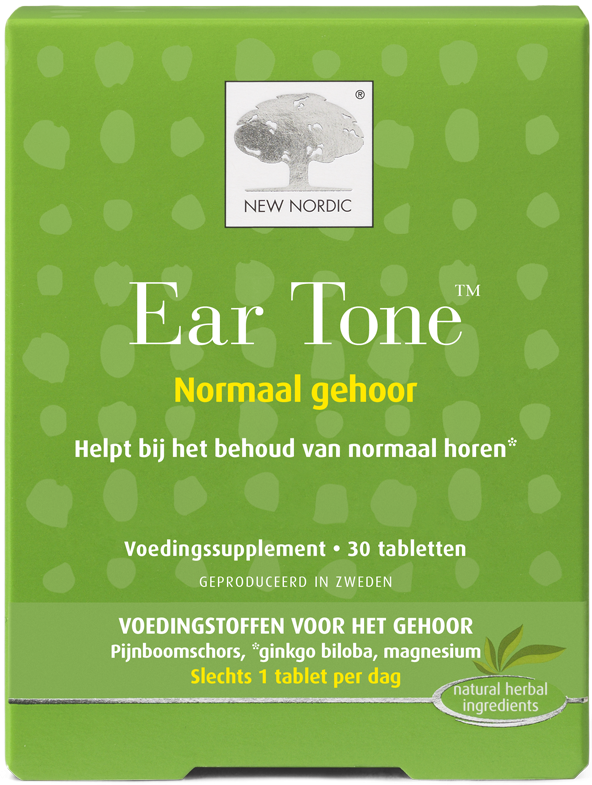 Ear Tone Normaal Gehoor 30 tabletten - New Nordic