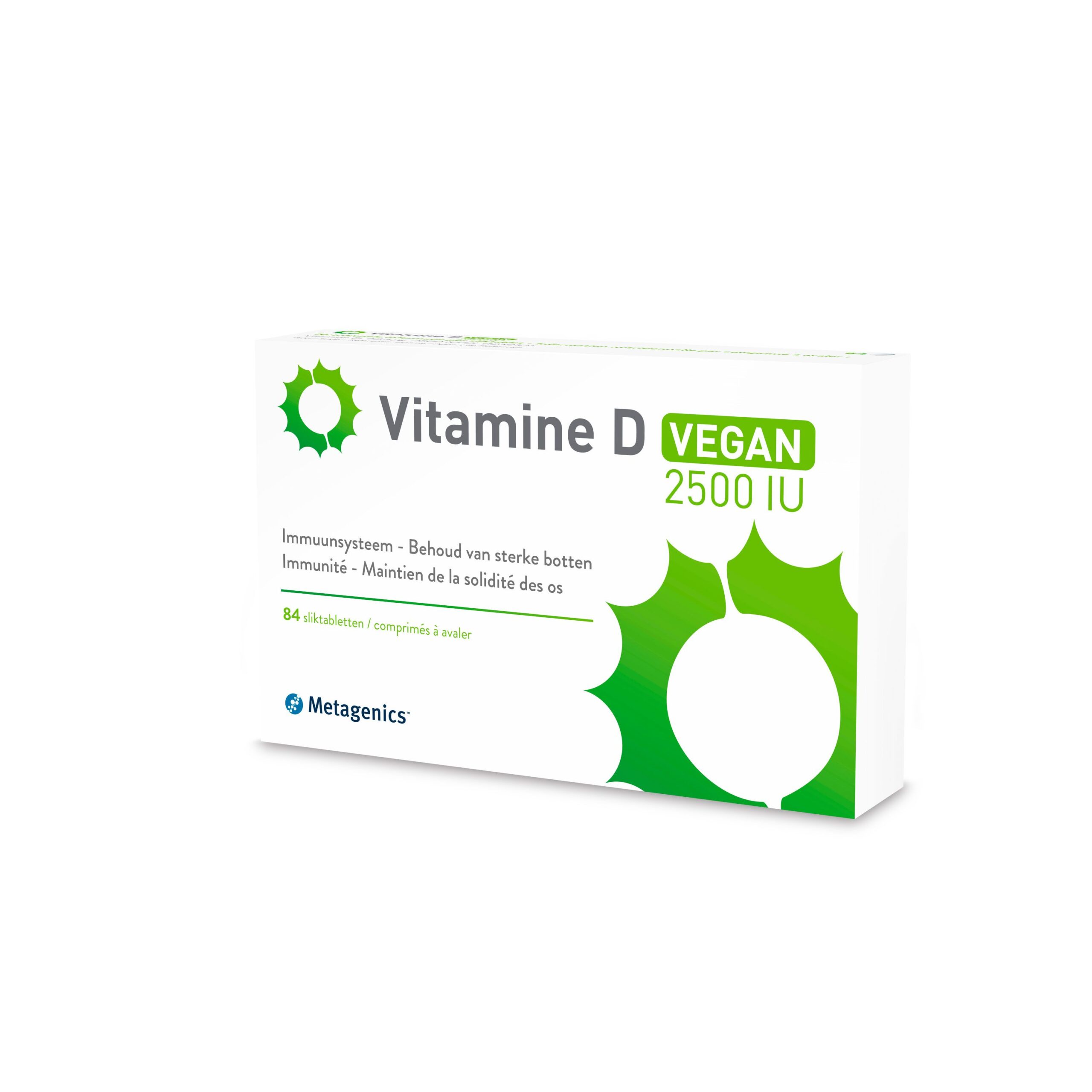 Vitamine D Vegan 2500 IU 84 tabletten - Metagenics