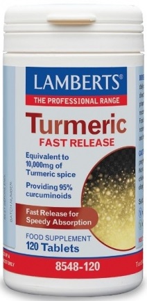 Curcuma (Turmeric) Fast Release 120 tabletten - Lamberts