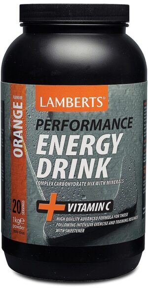 Performance Energy Drink Orange 1000 gram - Lamberts