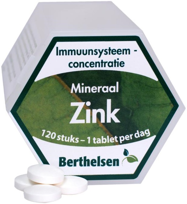 Zink Gluconaat 120 tabletten - Berthelsen