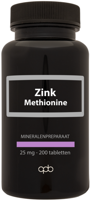 Zink Methionine 25 mg 200 tabletten - APB Holland