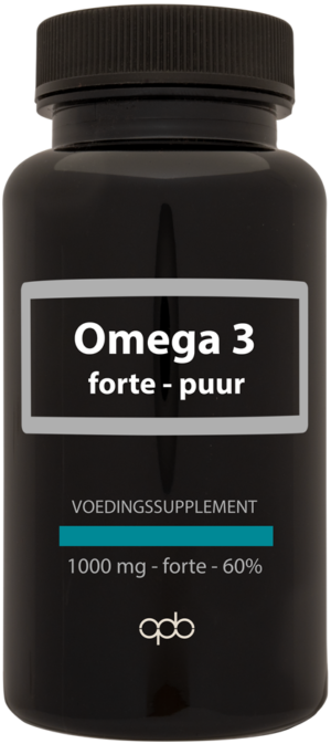 Omega 3 Forte Puur 1000 mg 100 softgels - APB Holland