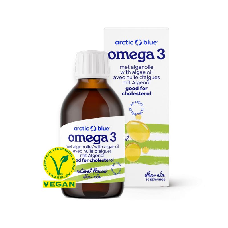 Omega 3 Vegan met Algenolie DHA en ALA 150 ml - Arctic Blue