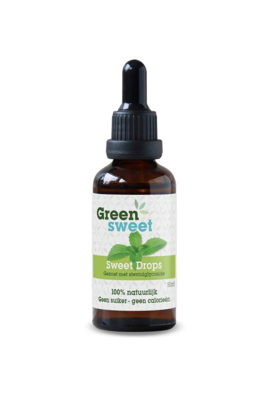 Stevia Druppels Naturel 50 ml - Green Sweet