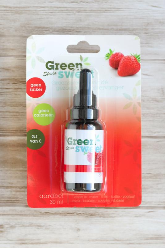 Stevia Druppels met Smaak Aardbei 30 ml - Green Sweet