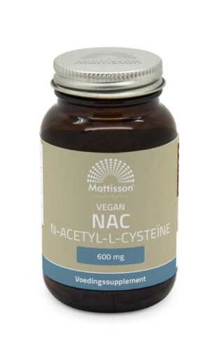NAC N-Acetyl-L-Cysteine 600 mg 60 capsules - Mattisson
