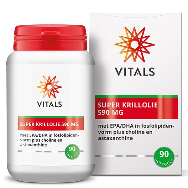 Super Krillolie 590 mg 90 softgels - Vitals