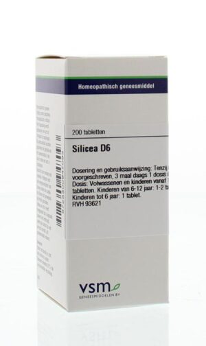 Silicea D6 200 tabletten - VSM