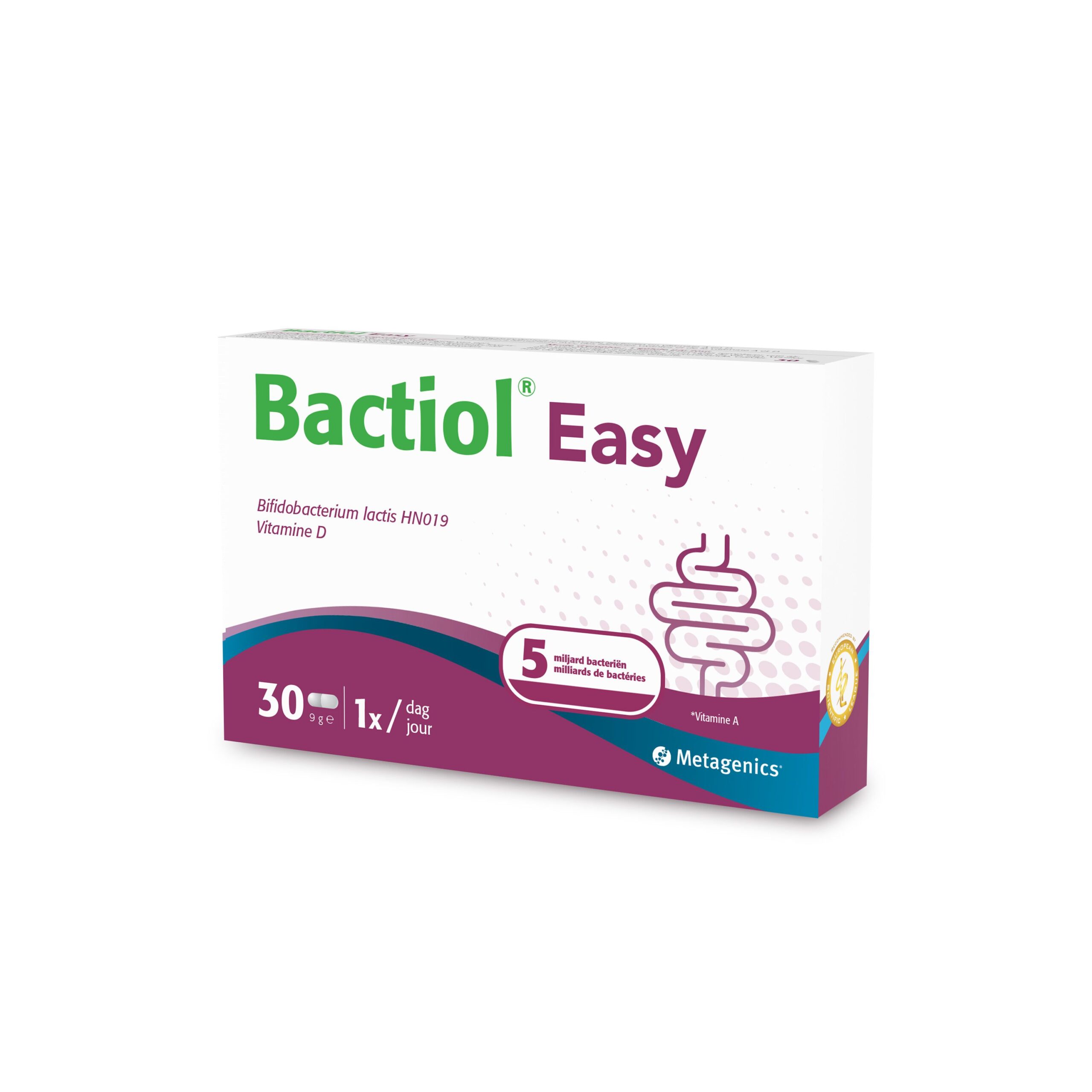 Bactiol Easy 30 capsules - Metagenics 5400433319543