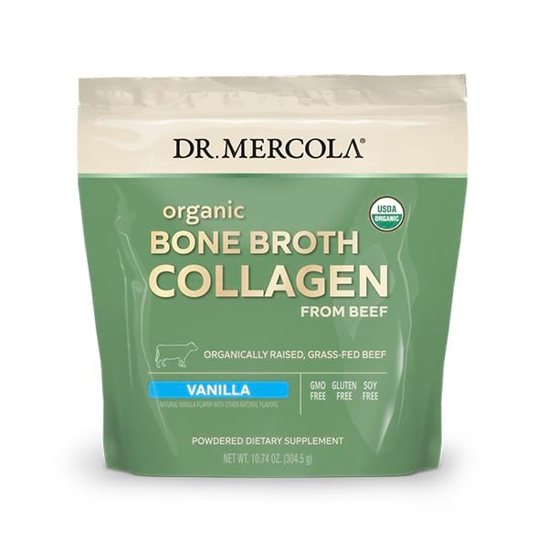 Bone Broth Collagen Powder Vanilla 420 gram - Dr. Mercola