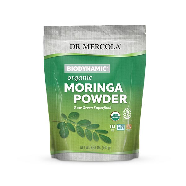 Organic Moringa Powder 240 gram - Dr. Mercola